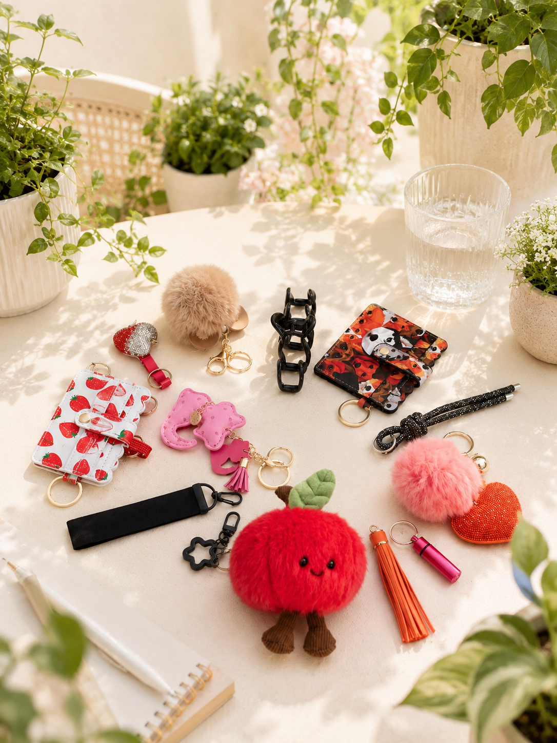 Fire crush bag charm bundle